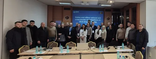 Strengthening Moldova’s Response to Online and Offline Drug Trafficking